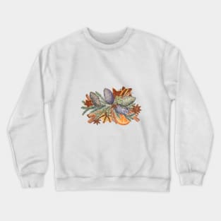 Christmas cones with cookies Crewneck Sweatshirt